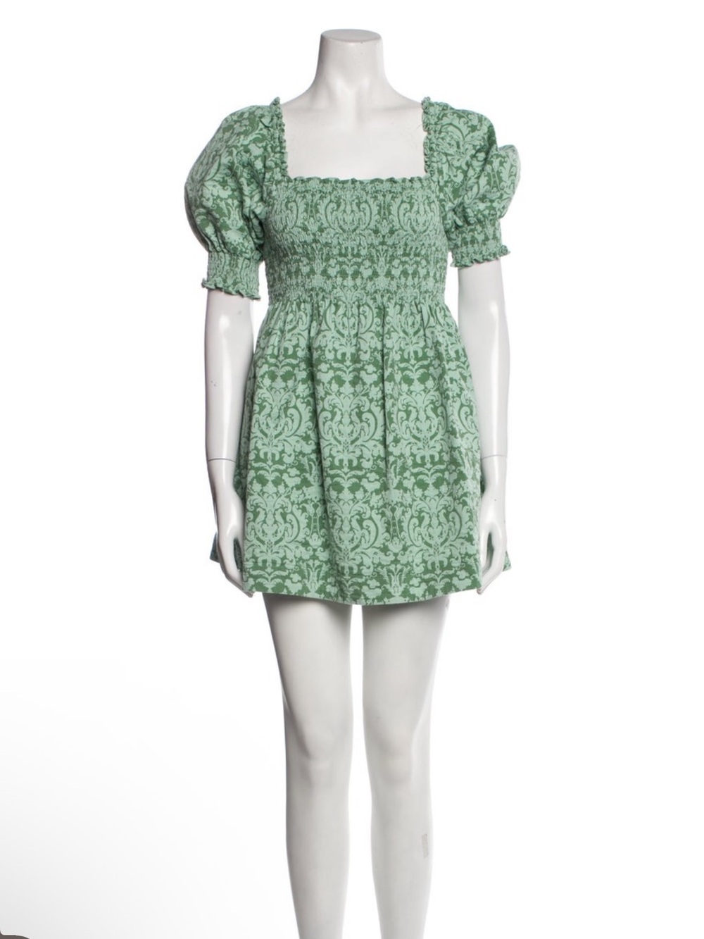 Hill House Home Green Jacquard mini